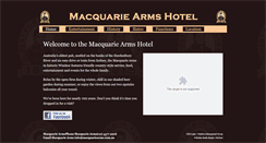 Desktop Screenshot of macquariearms.com.au